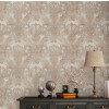 Metropolitan Stories Travel Styles Paisley Wallpaper Grey - 391191