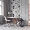 Metropolitan Stories Fashion Wallpaper Black & White - 369181