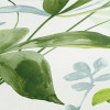 Jungle Chic Tropical Leaves White