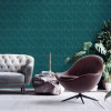 My Home My Spa Geometric Texture Wallpaper Teal - 386901