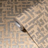 My Home My Spa Metallic Maze Wallpaper Taupe - 386952