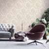 My Home My Spa Damask Wallpaper Cream - 387071