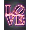 Anaglypta Wall Mural Mielu - Neon Tube Love - 4 Panel (192cm x 260cm)