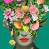 Anaglypta Wall Mural Feldmann - Frida Floral - 4 Panel (192cm x 260cm)