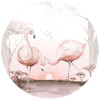 Anaglypta Wall Mural Kvilis - Flamingos at Sunset - Round (140cm x 140cm)