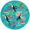 Anaglypta Wall Mural Blanz - Toucan Bird - Round (140cm x 140cm)