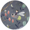 Anaglypta Wall Mural Loske - Fireflies - Round (140cm x 140cm)