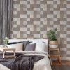 New Walls Tile Wallpaper Silver - 374063