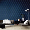 New Walls Dazzle Wallpaper Navy - 374191