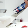 UniBond Anti-Mould Kitchen & Bathroom Silicone Sealant White 274g