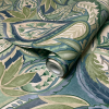 Holden Decor Paisley Leaves Wallpaper Blue