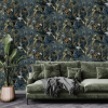 Holden Decor Jungle Paradise Wallpaper Navy