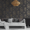 Holden Decor Dreamcatcher Wallpaper Black/ Gold